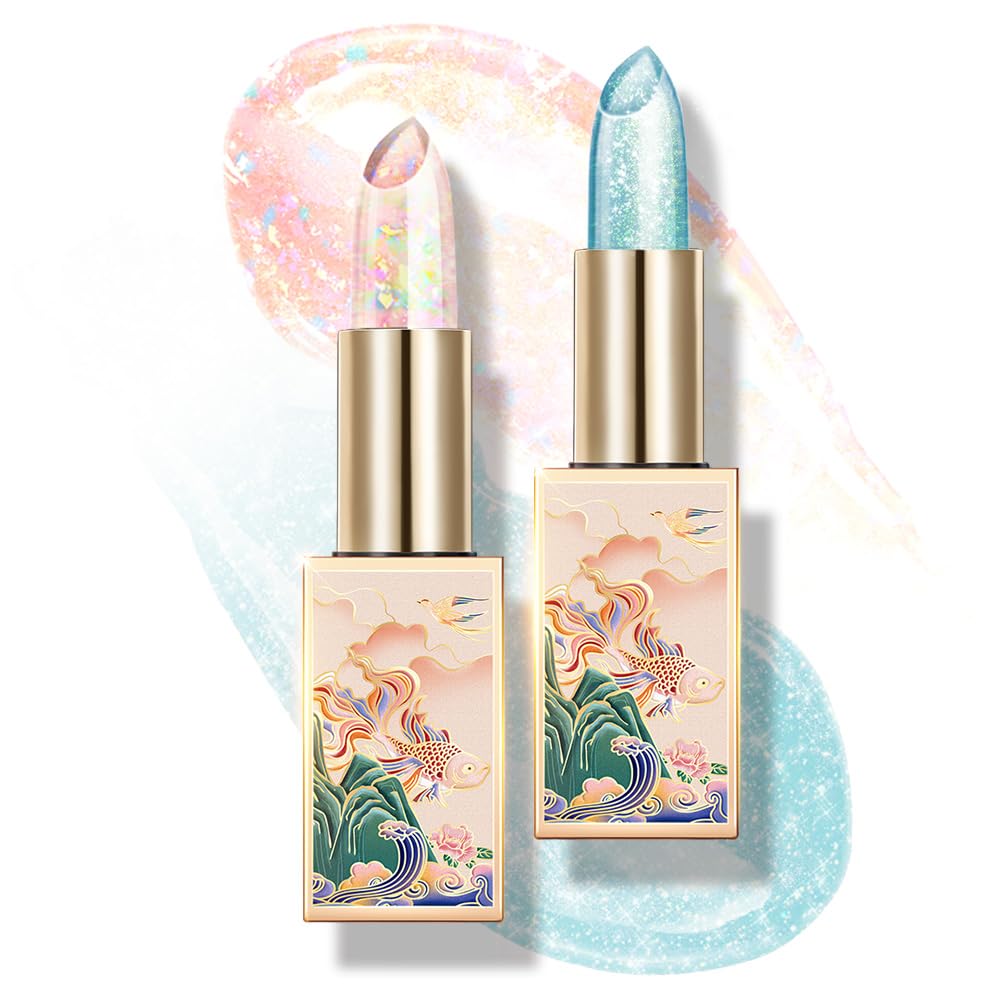 CATKIN Lip Balm Tinted Color Changing Lipstick Ultra Hydrating Lip Moistrurizer Chapstick with Vitamin E Nourishing For Cracked & Dry Lips 0.12 oz C07 Amethyst