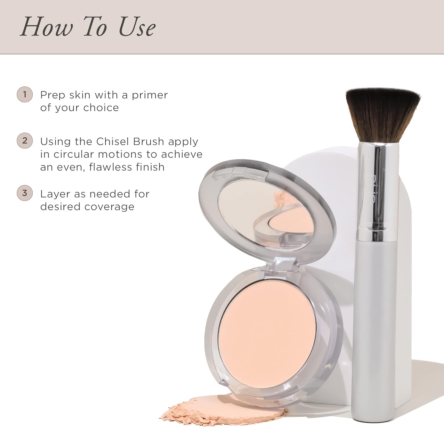 PÜR Beauty 4-in-1 Pressed Mineral Makeup SPF 15 Powder Foundation with Concealer & Finishing Powder- Medium to Full Coverage Foundation- Mineral-Based Powder- Cruelty-Free & Vegan Friendly