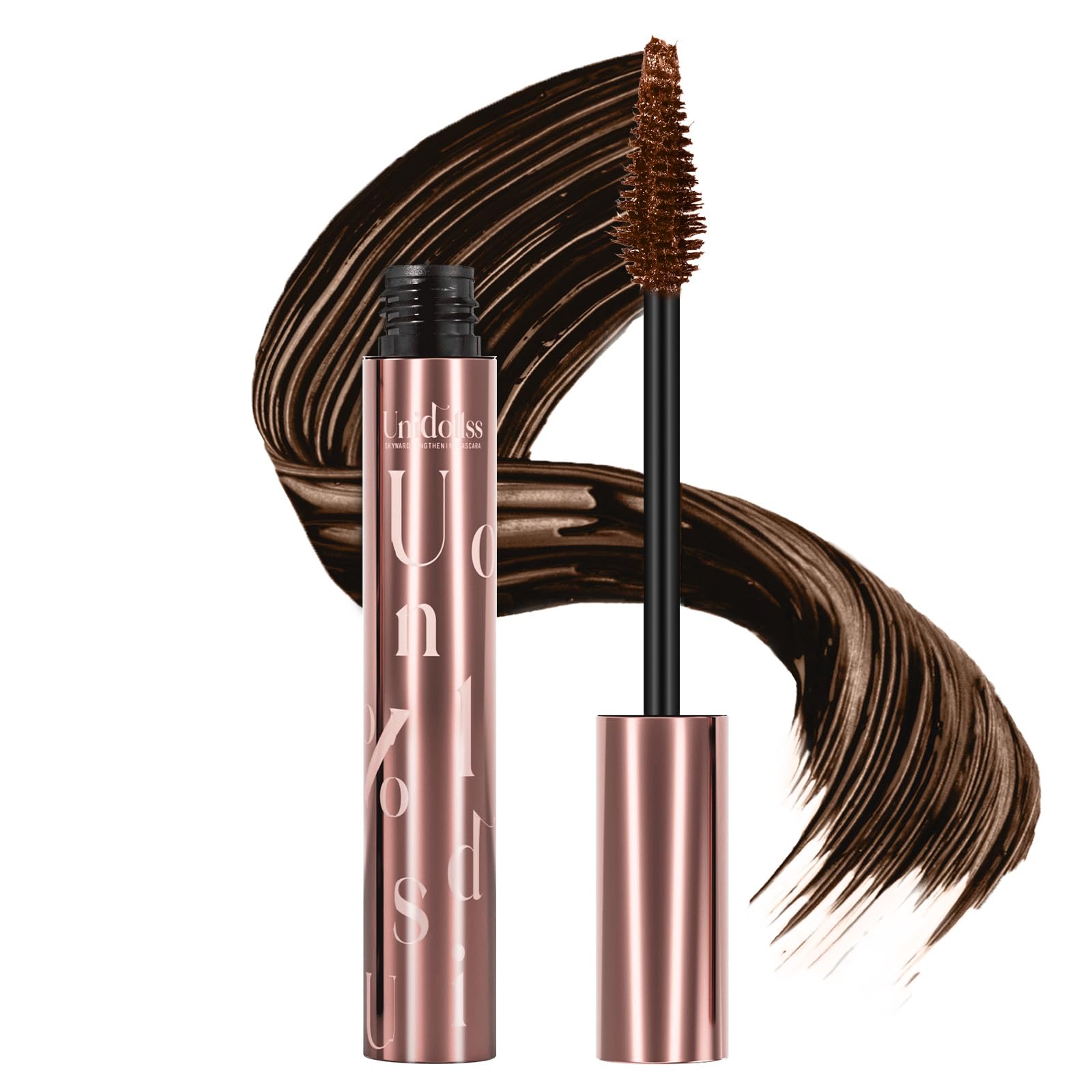Unidollss Tubing Mascara Volume and Length Black Lengthening Long Lasting All Day, No Smudging, No Clumping, Washable Voluminous Tubing Mascara for 30+ Women, Gluten-free Safe for Sensitive Eyes