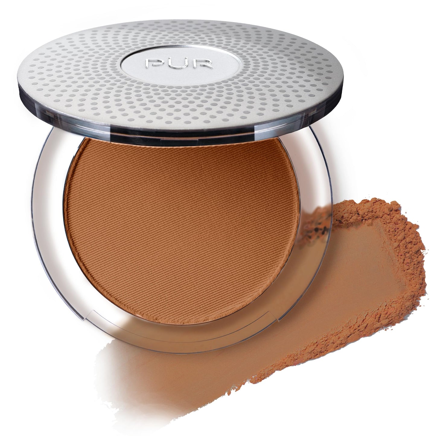 PÜR Beauty 4-in-1 Pressed Mineral Makeup SPF 15 Powder Foundation with Concealer & Finishing Powder- Medium to Full Coverage Foundation- Mineral-Based Powder- Cruelty-Free & Vegan Friendly
