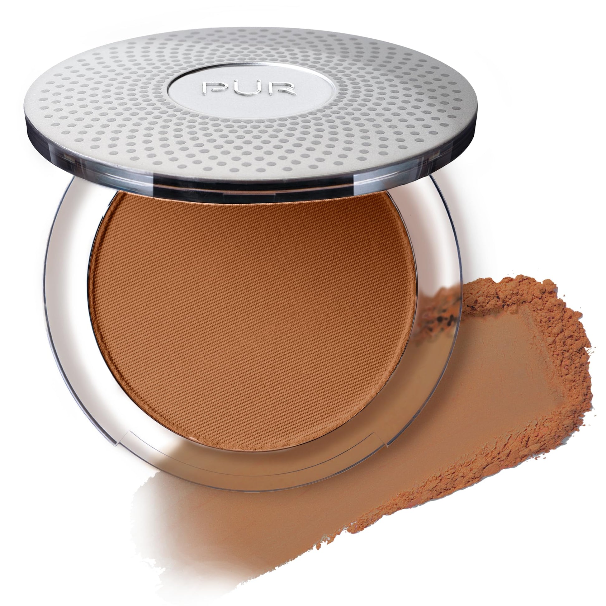 PÜR Beauty 4-in-1 Pressed Mineral Makeup SPF 15 Powder Foundation with Concealer & Finishing Powder- Medium to Full Coverage Foundation- Mineral-Based Powder- Cruelty-Free & Vegan Friendly