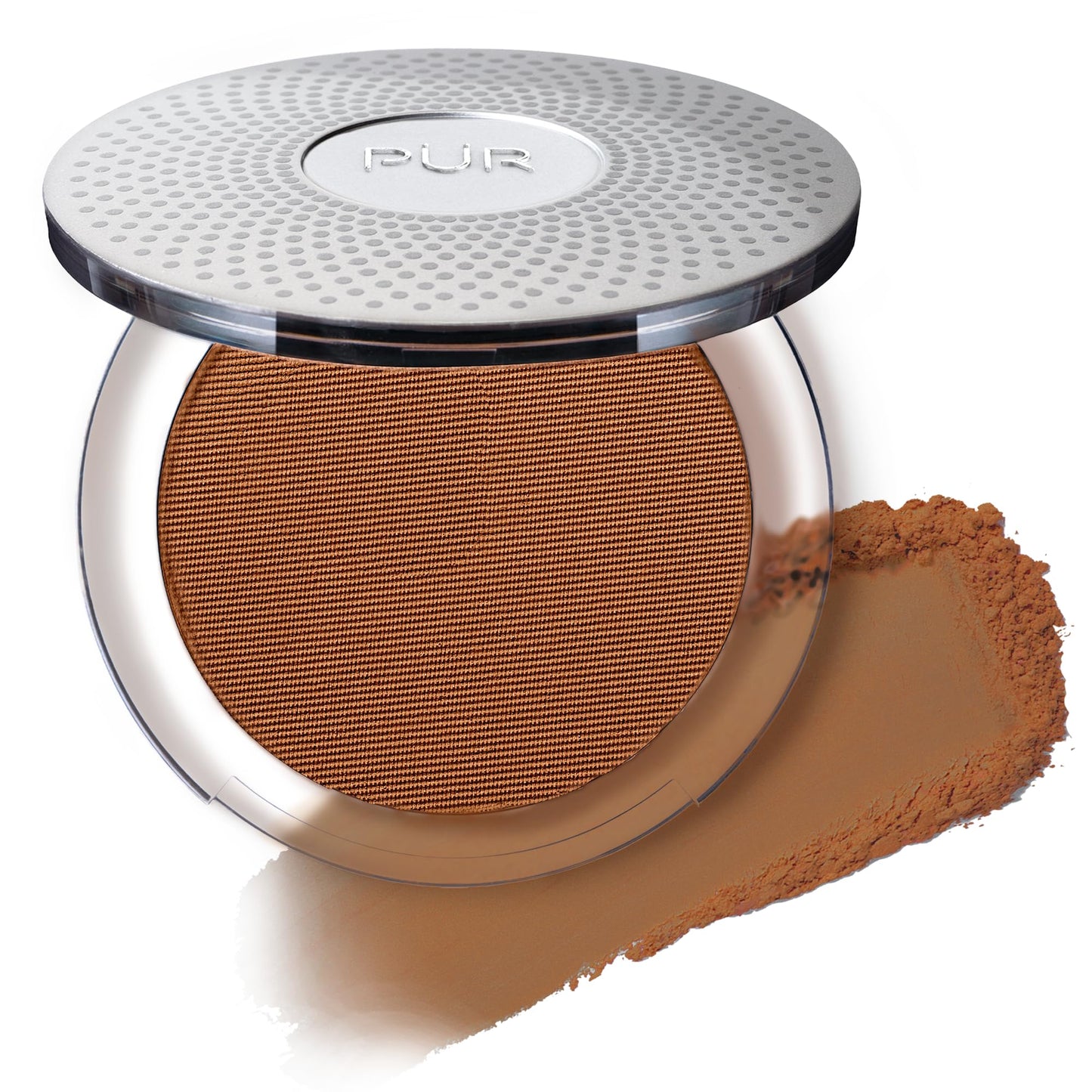 PÜR Beauty 4-in-1 Pressed Mineral Makeup SPF 15 Powder Foundation with Concealer & Finishing Powder- Medium to Full Coverage Foundation- Mineral-Based Powder- Cruelty-Free & Vegan Friendly