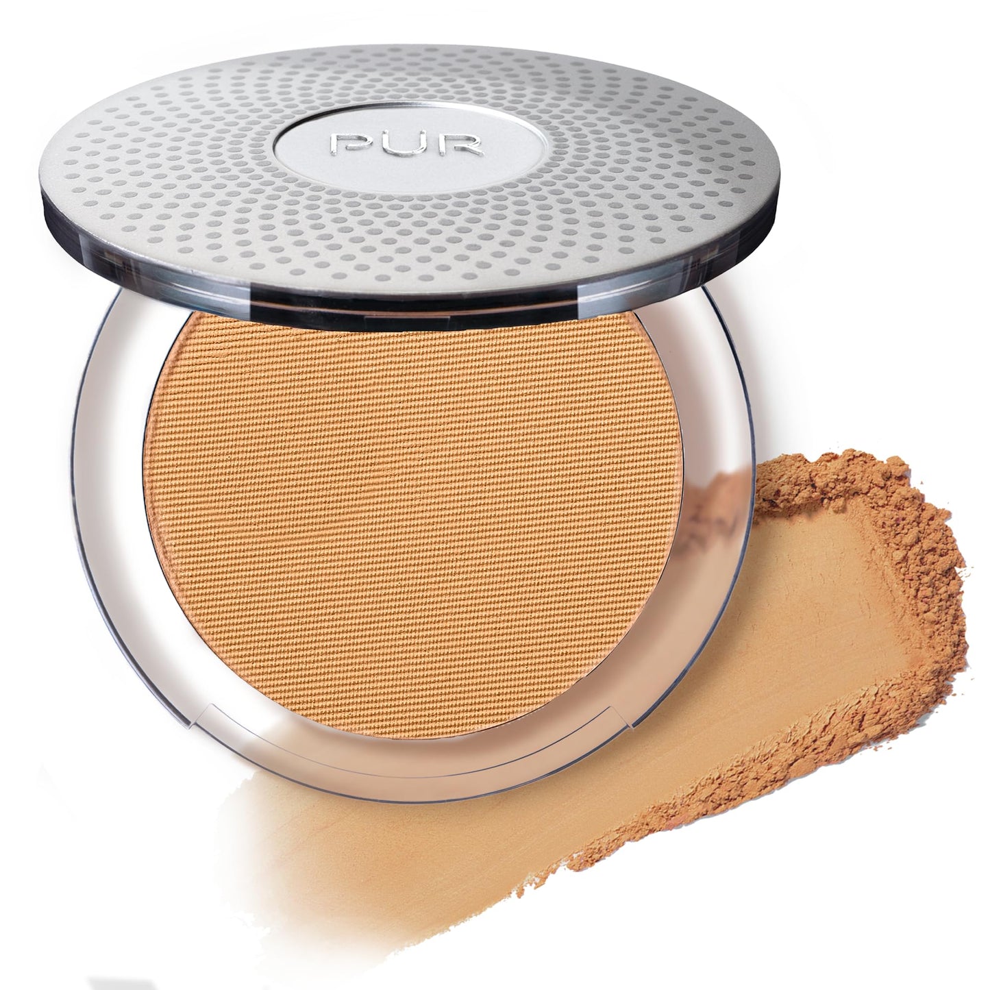 PÜR Beauty 4-in-1 Pressed Mineral Makeup SPF 15 Powder Foundation with Concealer & Finishing Powder- Medium to Full Coverage Foundation- Mineral-Based Powder- Cruelty-Free & Vegan Friendly